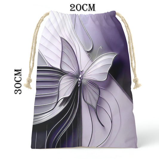 Deep Violet Butterfly Wings Gift Bag (Set Of 3)