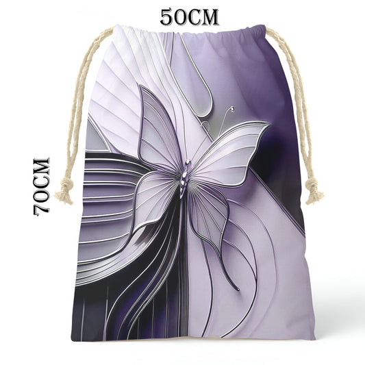 Deep Violet Butterfly Wings Gift Sack