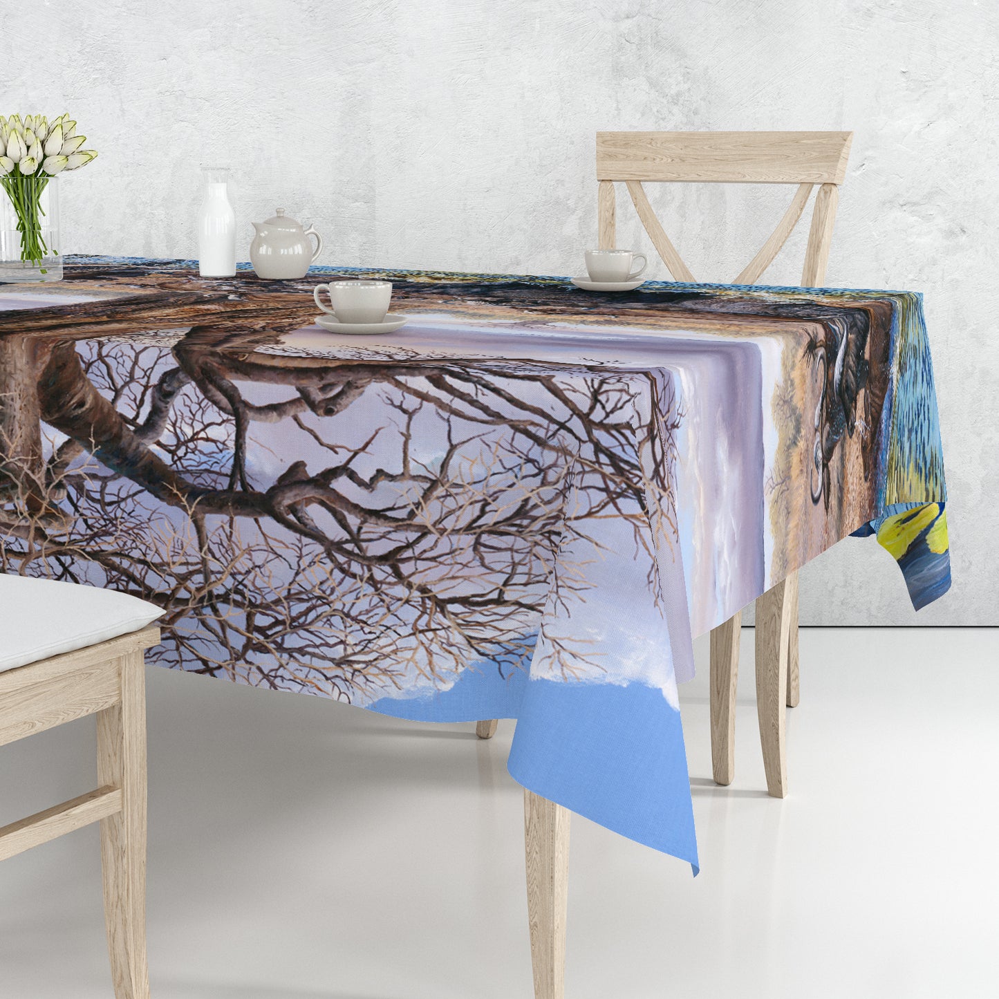 Waterhole By Delene Lambert Rectangle Tablecloth