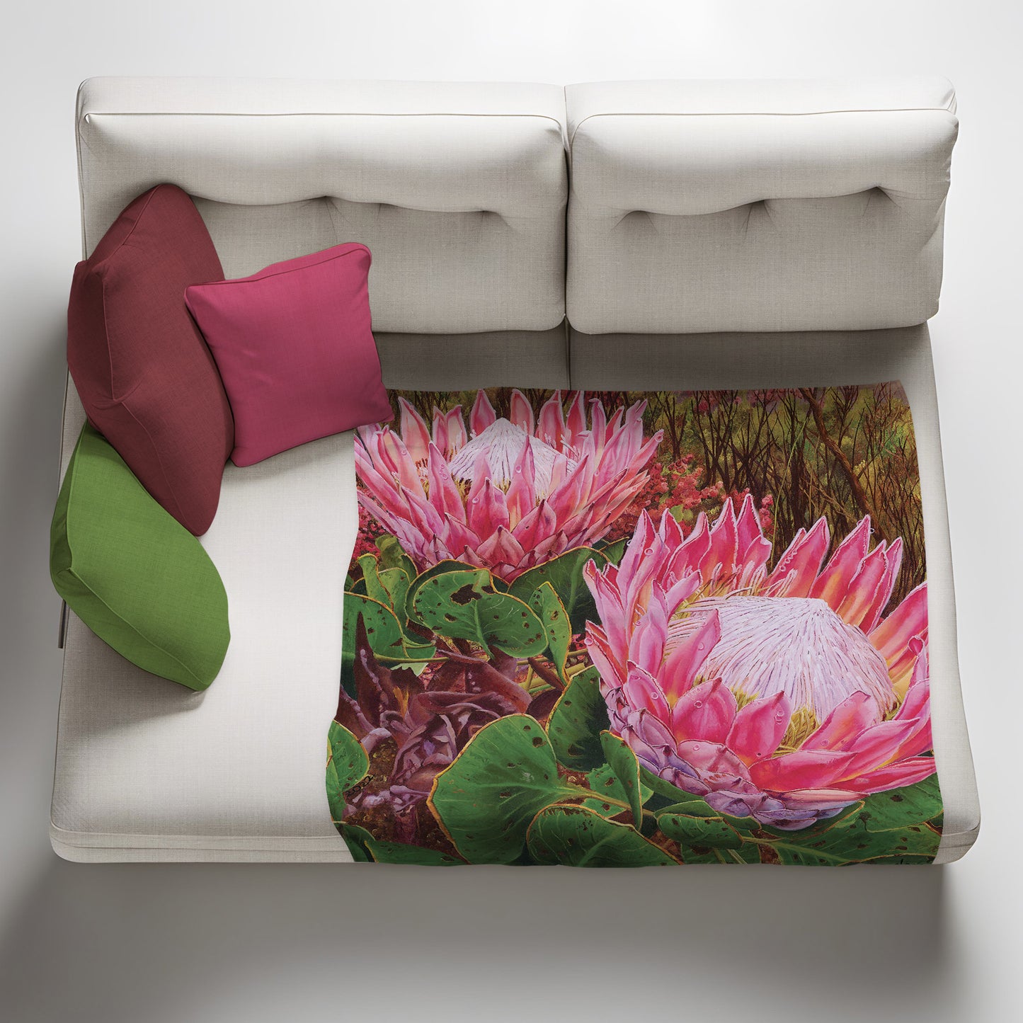 Eye of the Beholder Light Weight Fleece Blanket By Delene Lambert