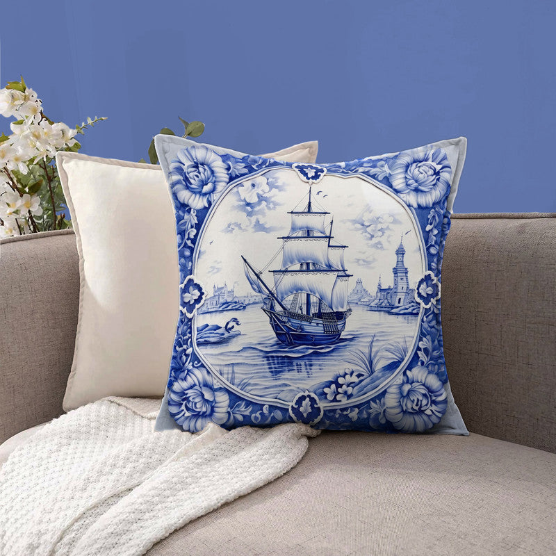 Delft Sailing Through Time Exclusive Range Cushions