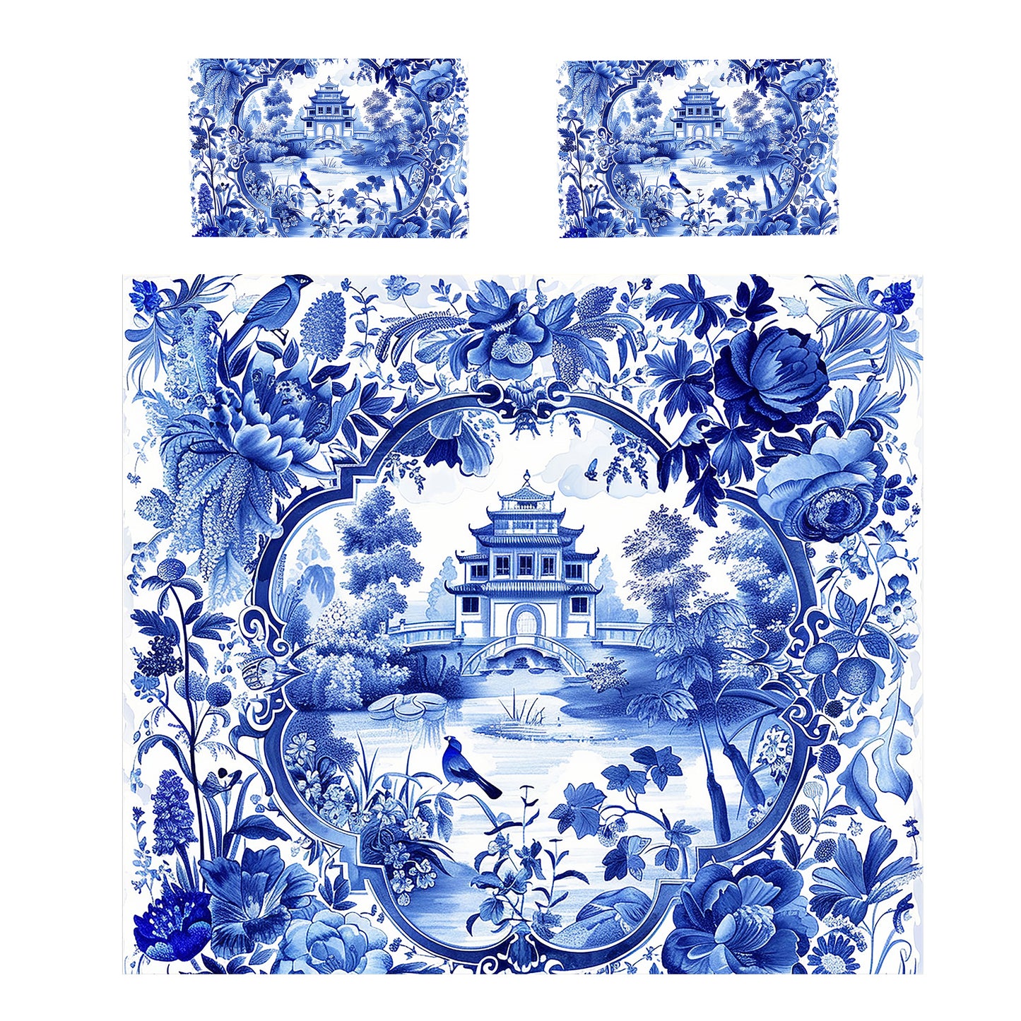 Delft Palace Duvet Cover Set by Mark van Vuuren