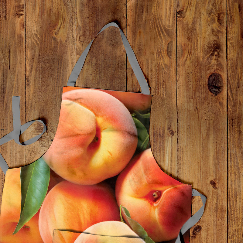 Delicious Apricots Medium Length Apron