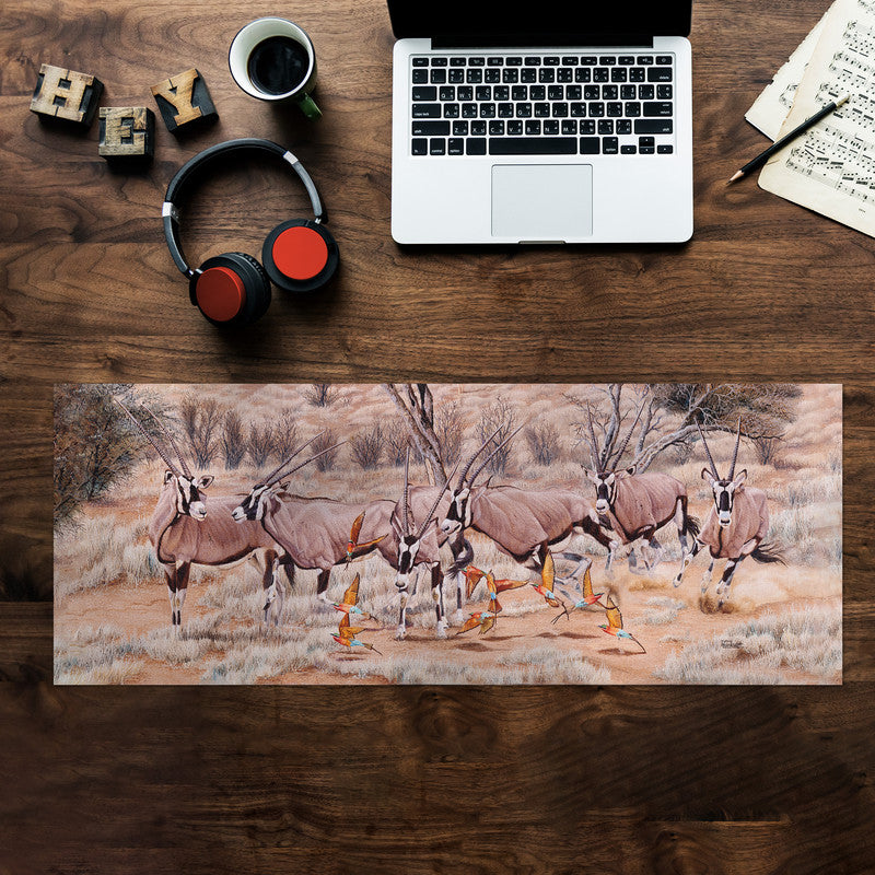 Desert Gemsbok Large Deskpad By Delene Lambert