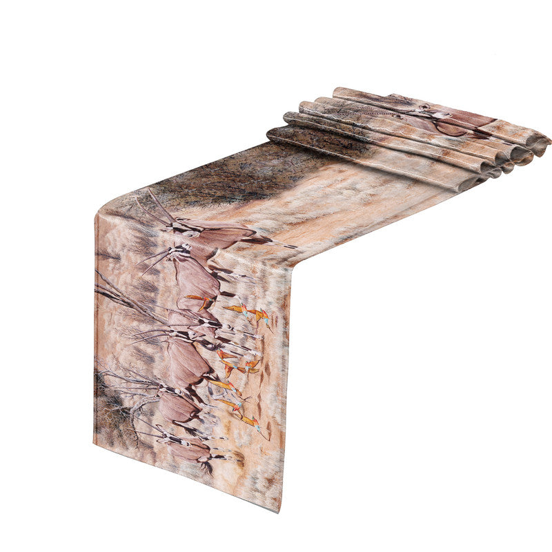 Desert Gemsbok Table Runner By Delene Lambert