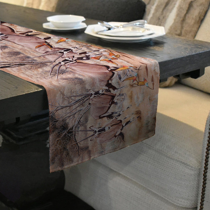 Desert Gemsbok Table Runner By Delene Lambert