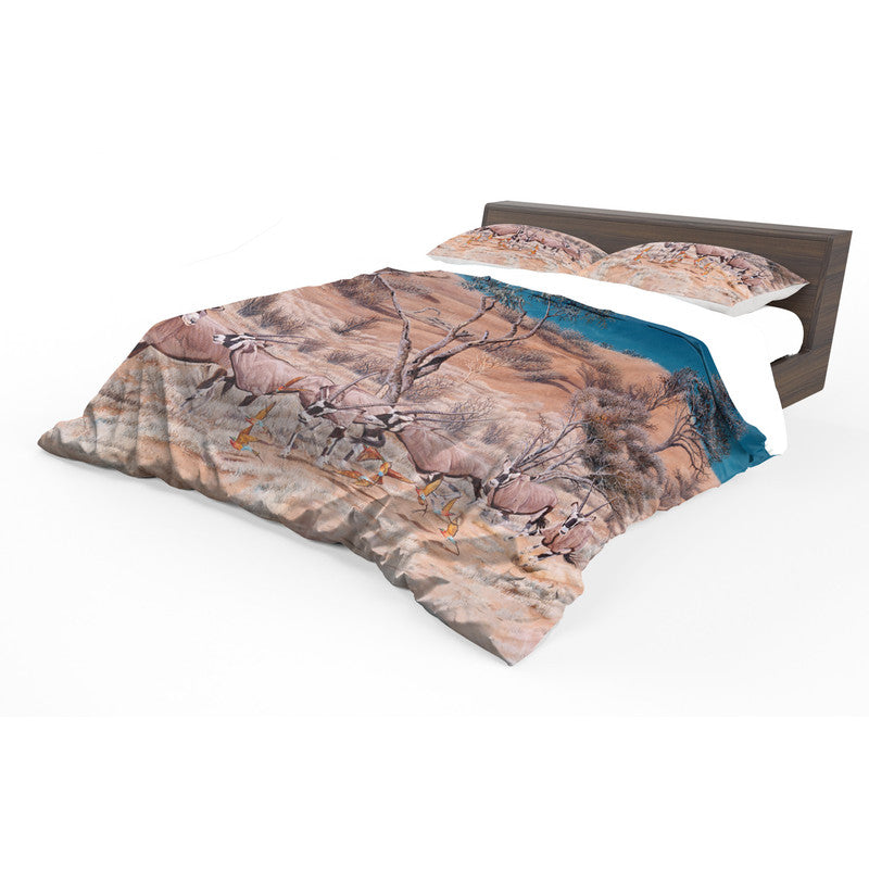 Desert Gemsbok Duvet Cover Set by Delene Lambert