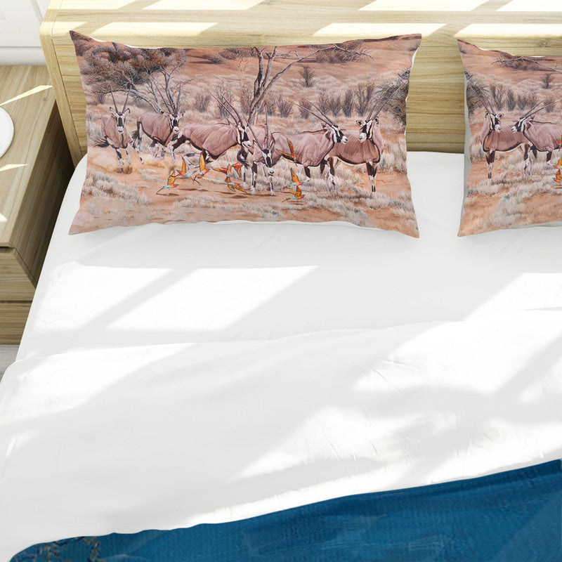 Desert Gemsbok Duvet Cover Set by Delene Lambert