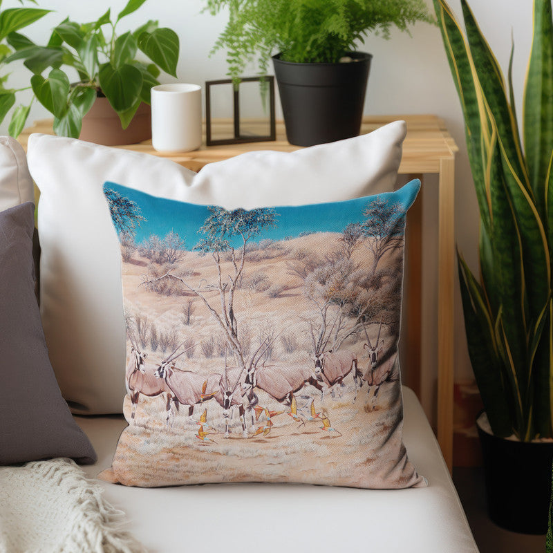 Desert Gemsbok Luxury Scatter by Delene Lambert