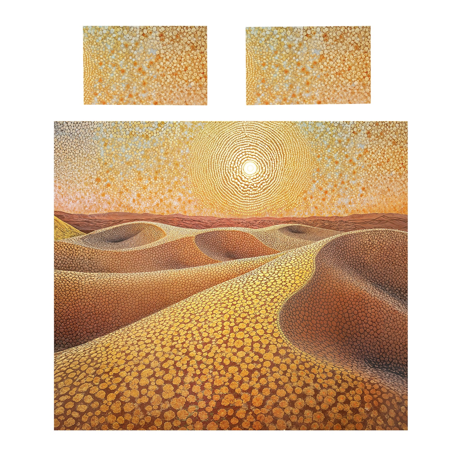 Desert Mirage Mosaic Duvet Cover Set