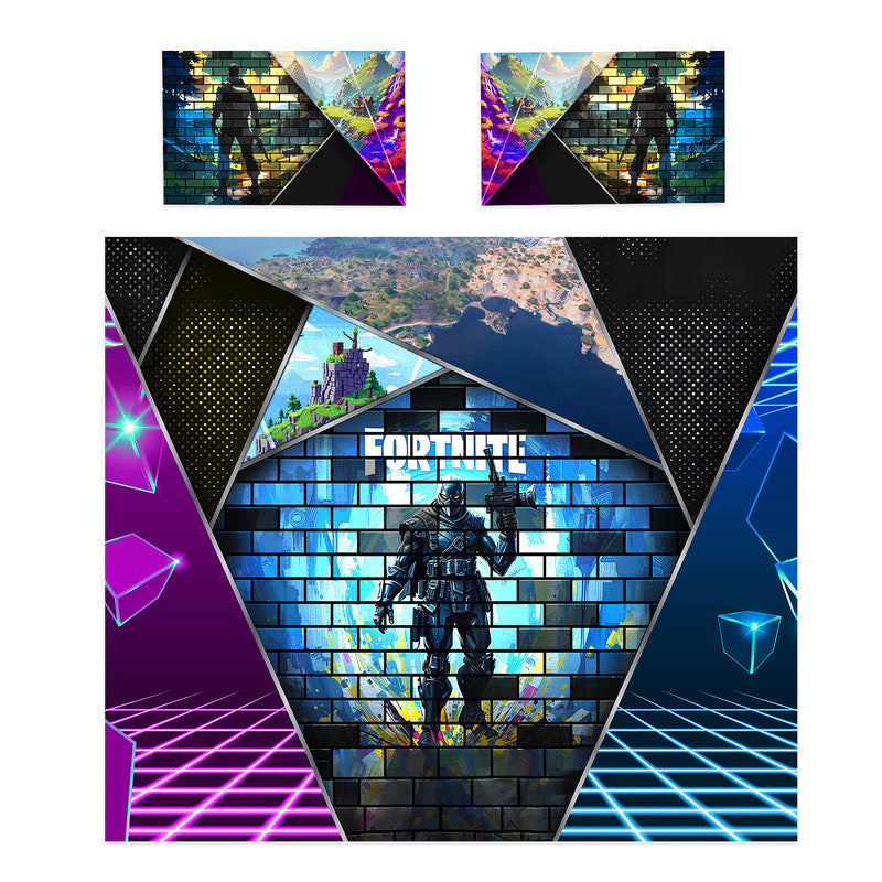 Digital Fortnite Duvet Cover Set