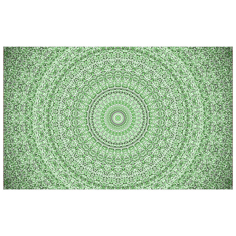Divine Symmetry Green Rectangle Tablecloth
