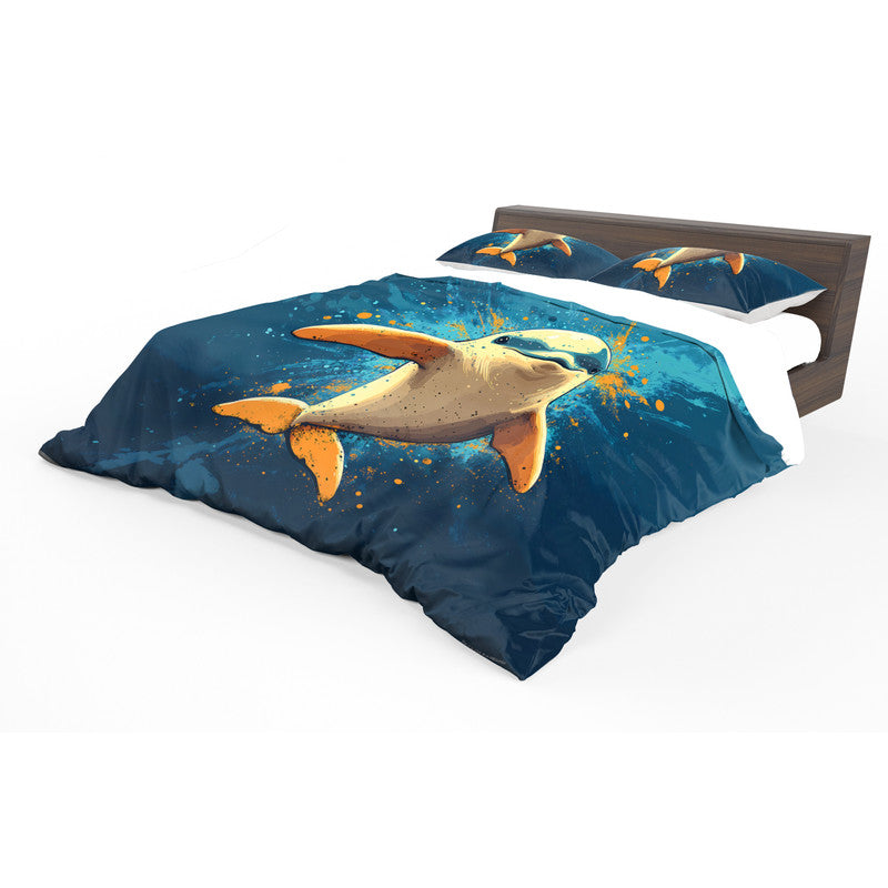 Dolphin Duvet Cover Set by Wikus Schalkwyk