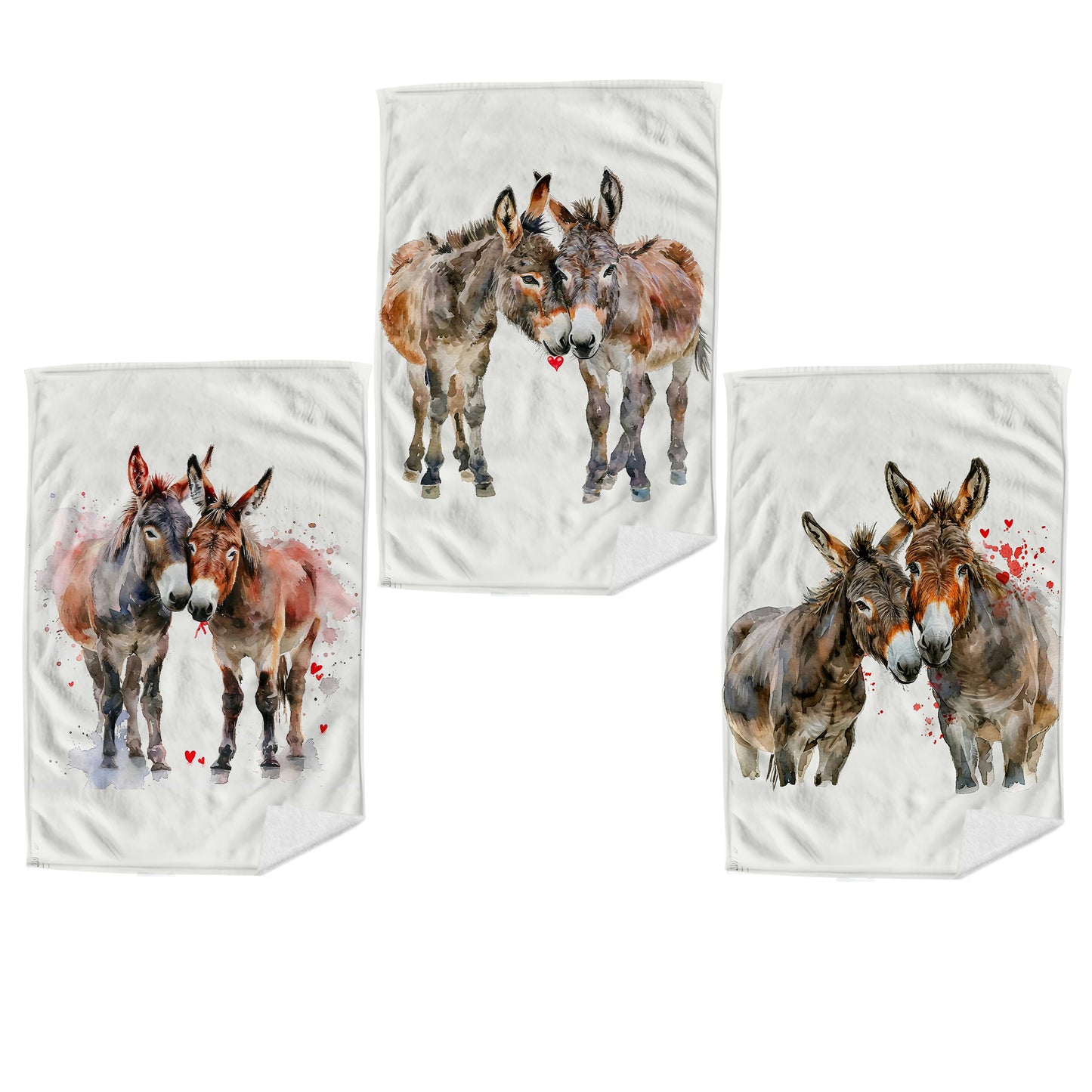 Donkey Love Dish Cloth (Set of 3)