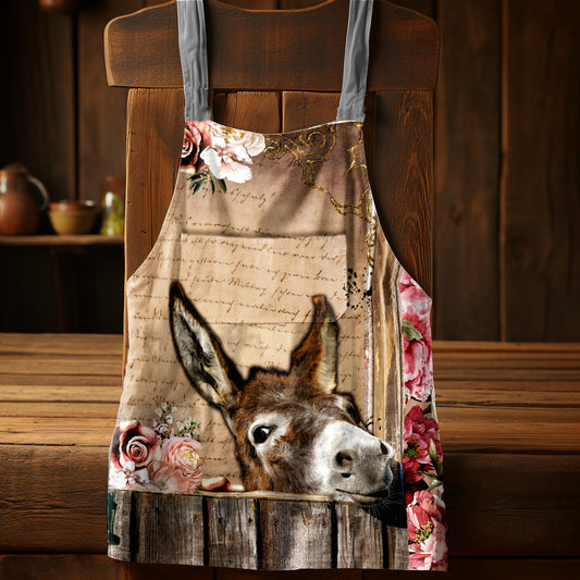 Donkey Rose Medium Length Apron