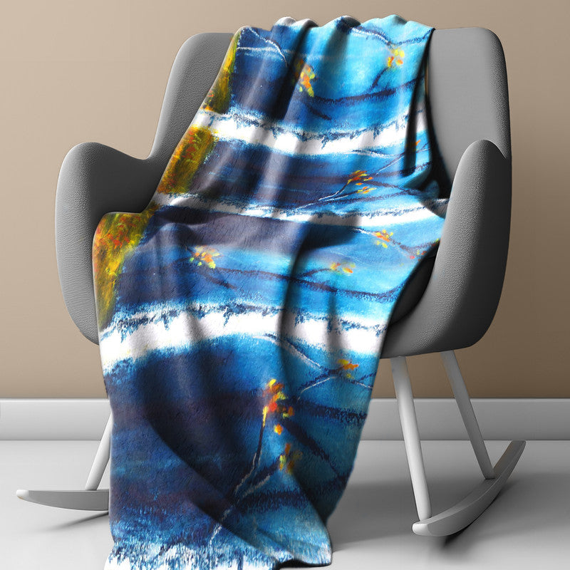 Dream Forest Light Weigt Fleece Blanket By Wikus Hattingh