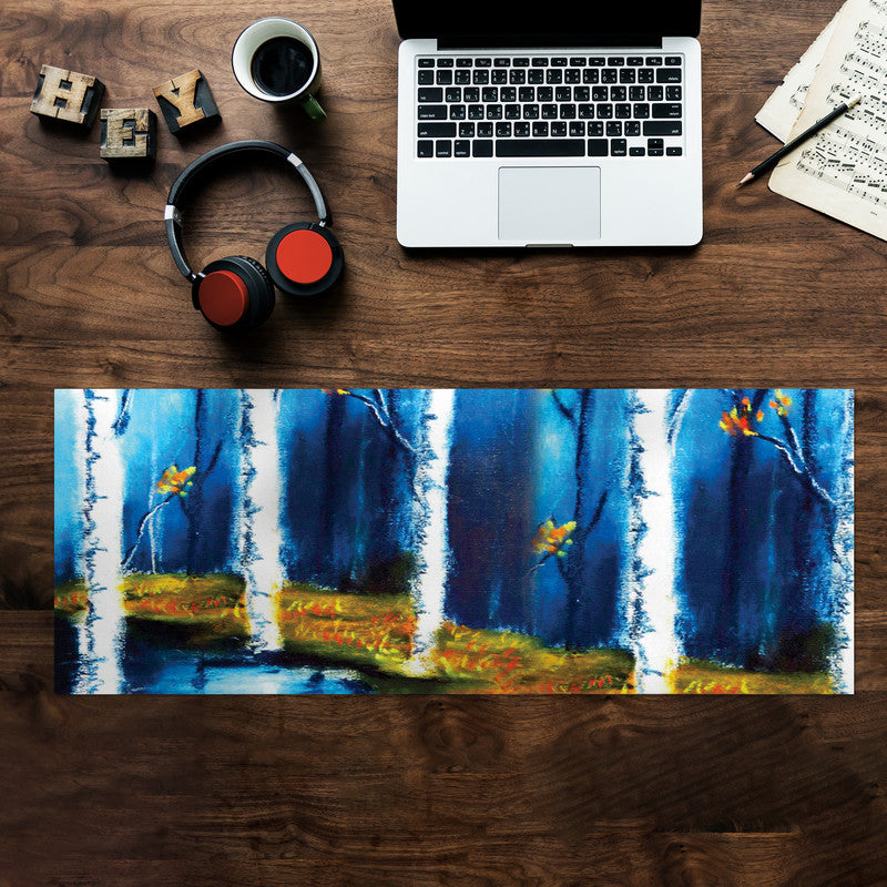 Dream forest Large Desk Pad By Wikus Hattingh