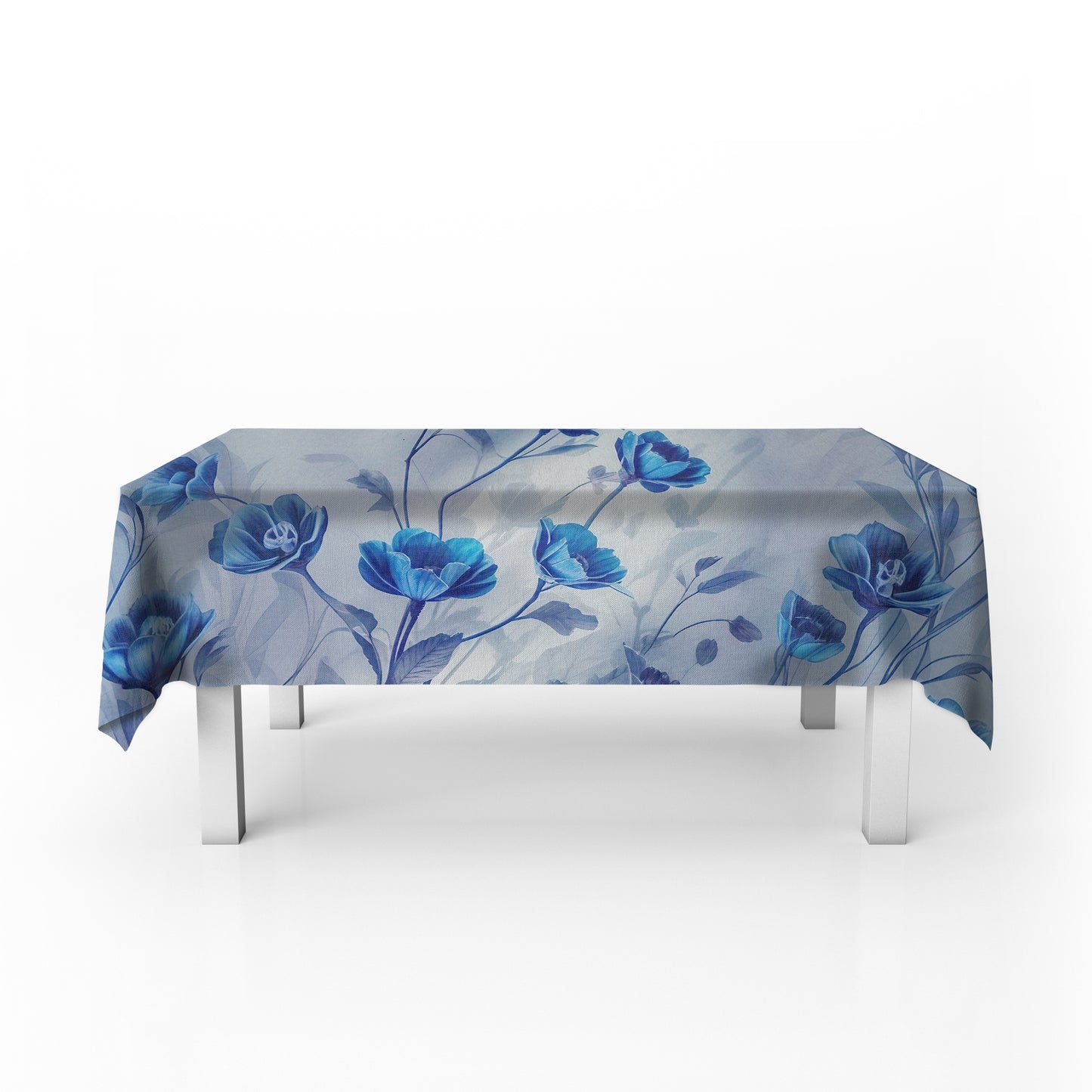 Dream in Indigo Silk Rectangle Tablecloth