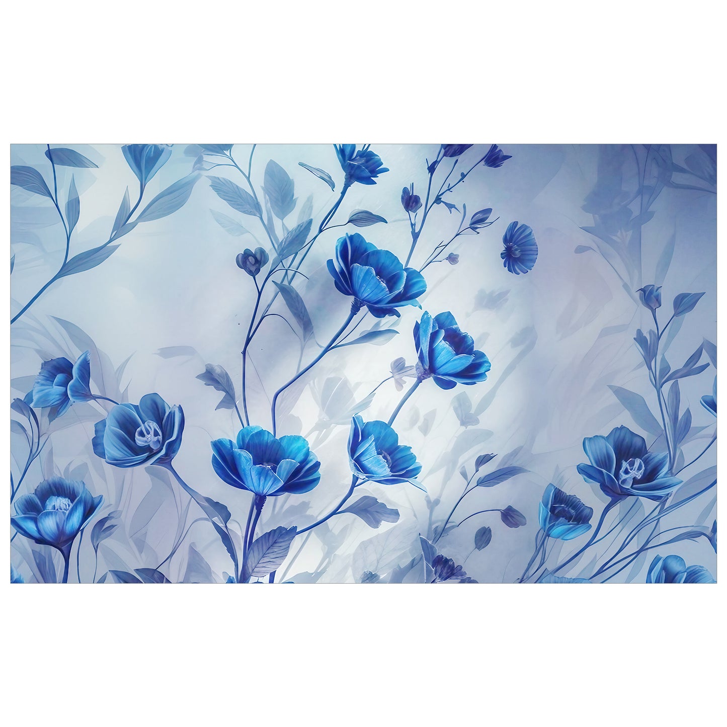 Dream in Indigo Silk Rectangle Tablecloth
