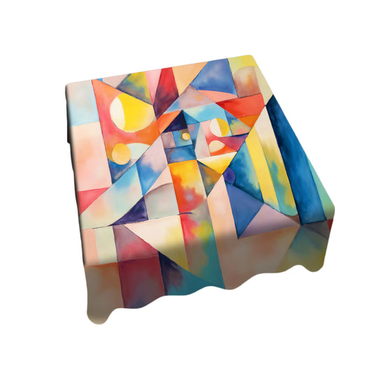 Dreaming Cubism Square Tablecloth