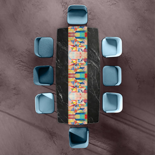 Dreaming Cubism Table Runner