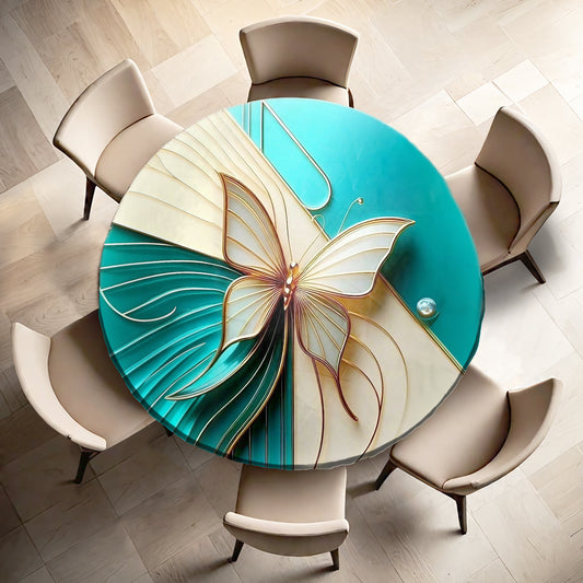Dreamwing Butterfly Round Tablecloth