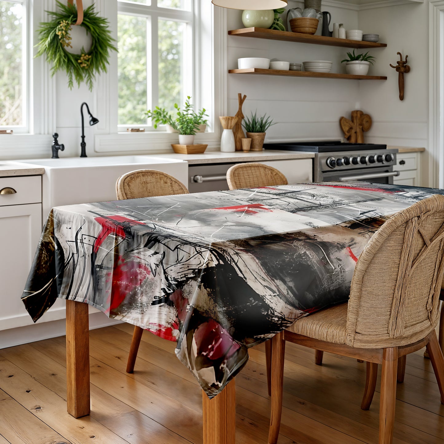 Drift of Embers Rectangle Tablecloth