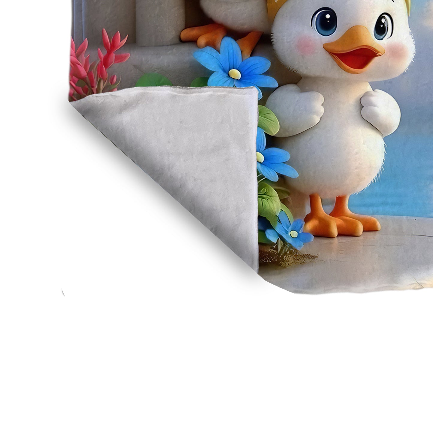 Duckie On The Run Minky Blanket