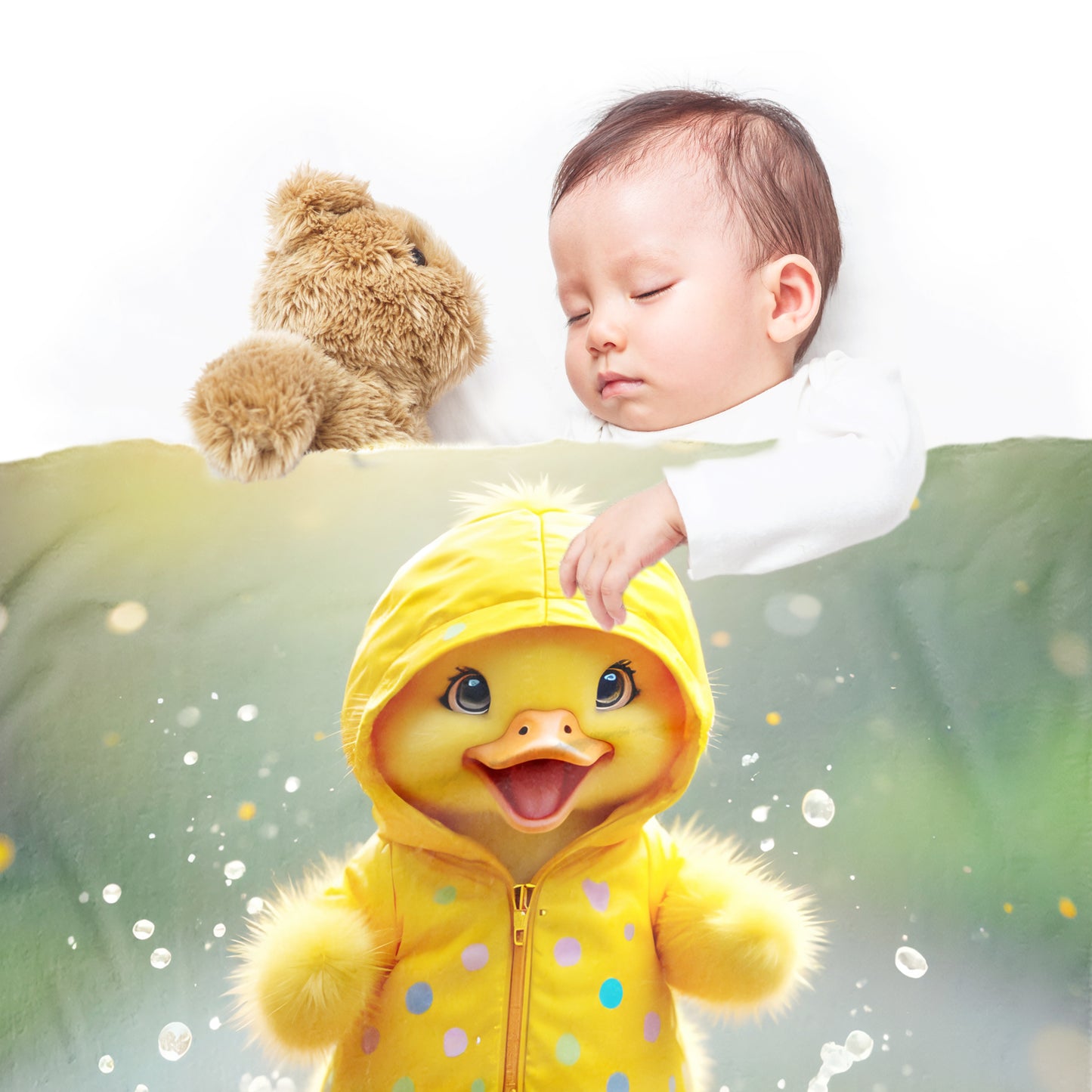 Ducky Splash Minky Blanket