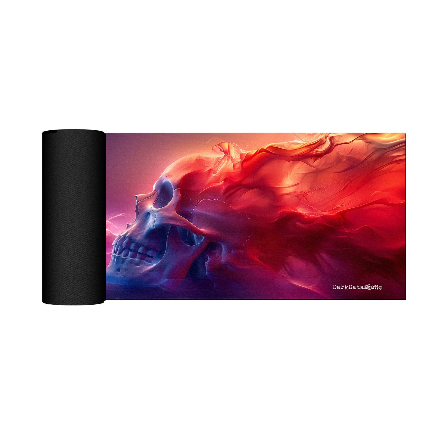 Dusk Skull by Wikus Schalkwyk Large Desk Pad