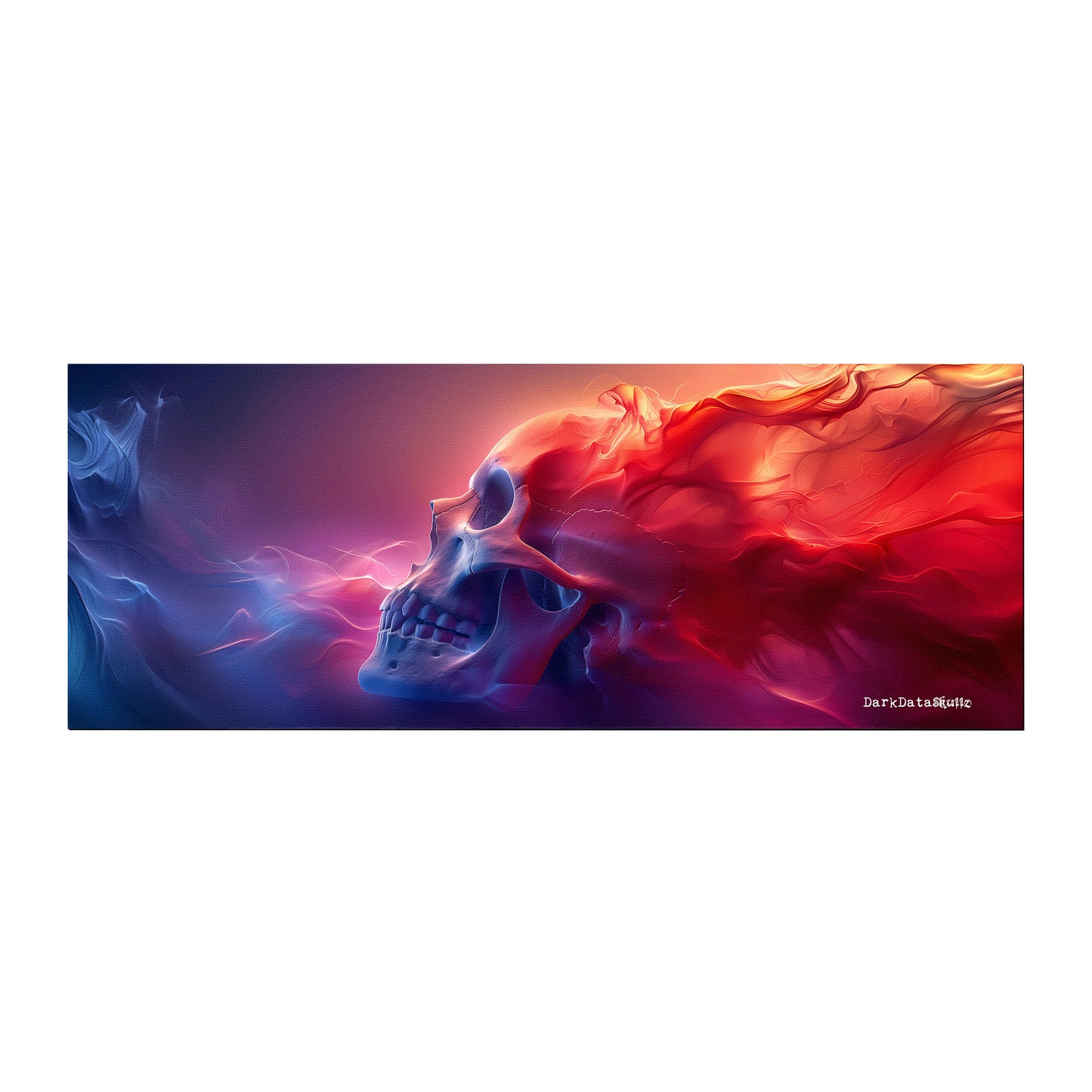 Dusk Skull by Wikus Schalkwyk Large Desk Pad