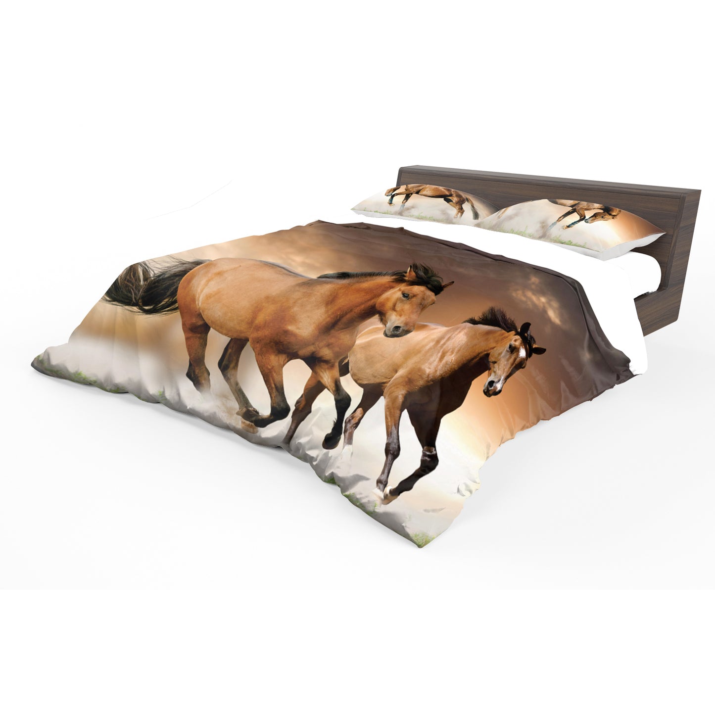 Dusty Horses Duvet Cover Set