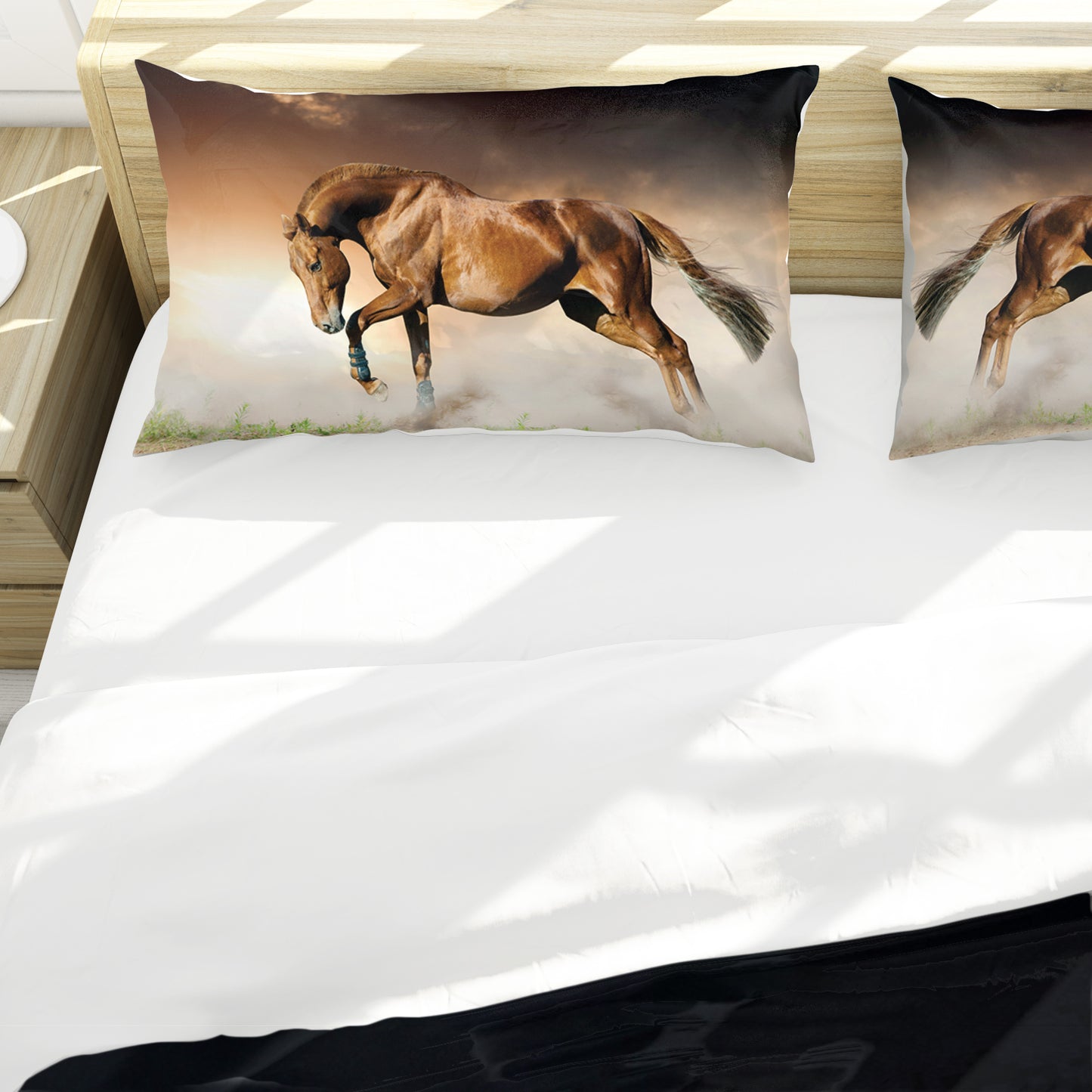 Dusty Horses Duvet Cover Set