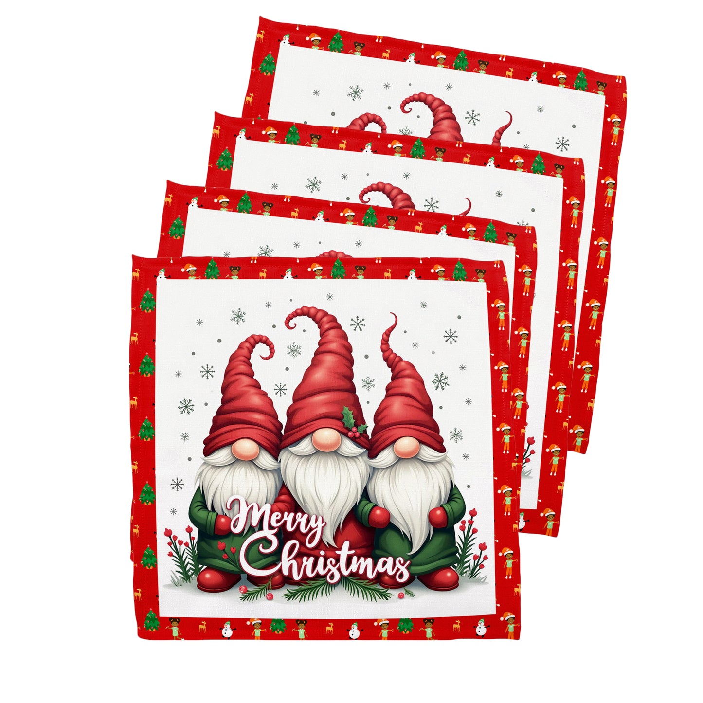 Dwarfs of Christmas Napkins