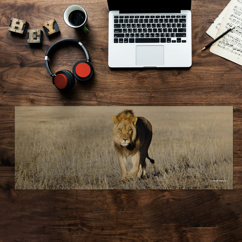 Early morning Stroll Large Desk Pad By Annette Heymans