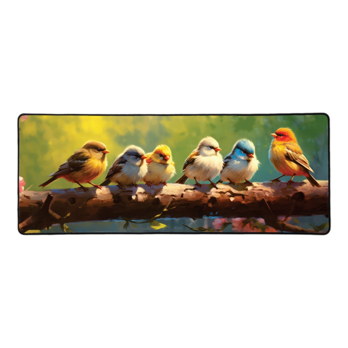 Early Morning Chats Large Desk Pad