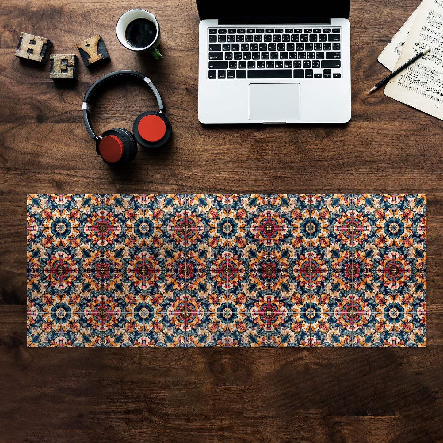 Earthen Echoes Desk Pad