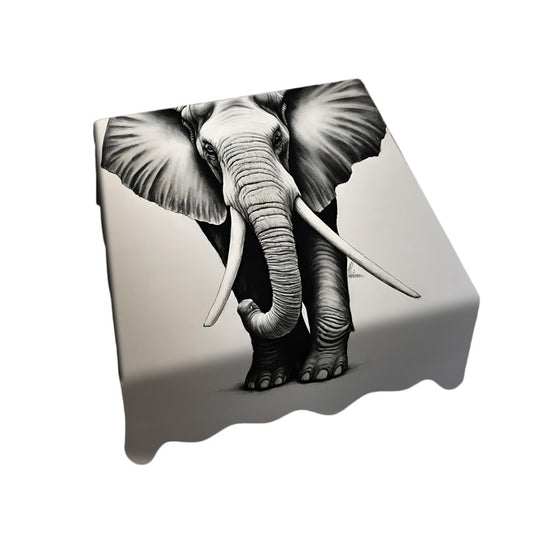 Ebony Giant Square Tablecloth by Nathan Pieterse