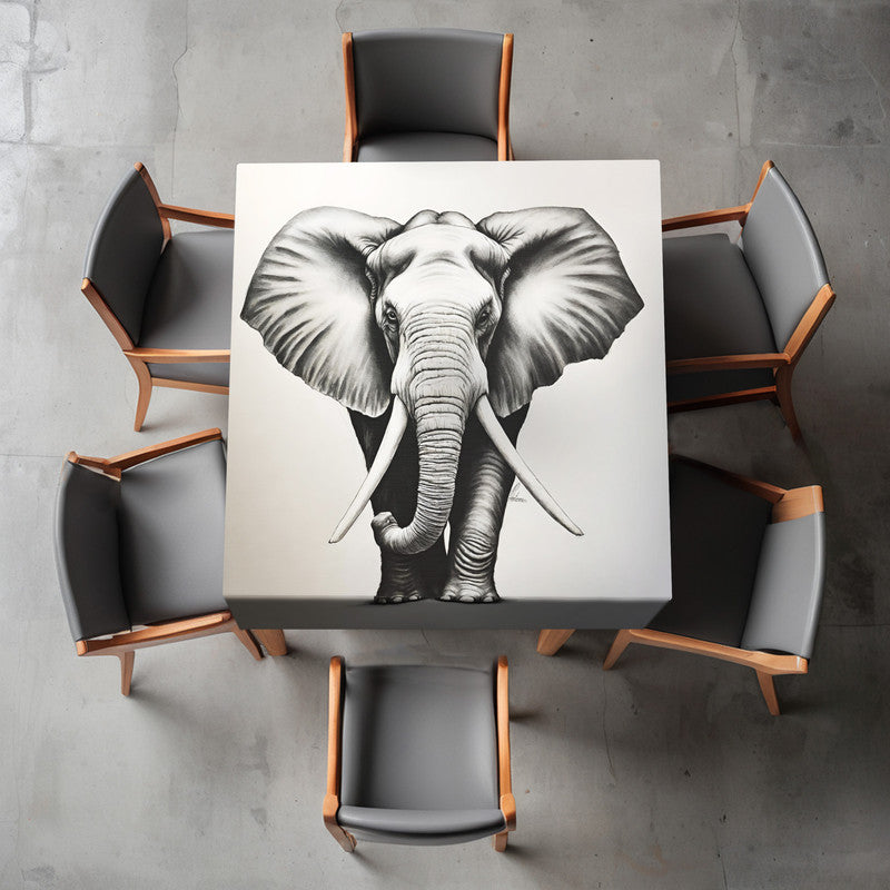 Ebony Giant Square Tablecloth by Nathan Pieterse