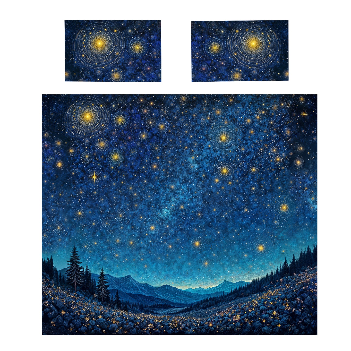 Echoes of the Stars Duvet Cover Set
