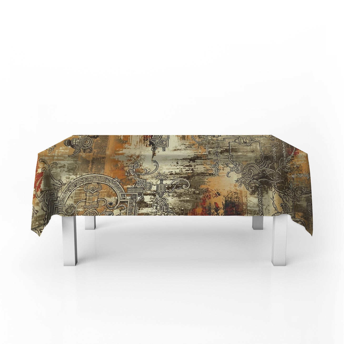 Echoing Currents Rectangle Tablecloth