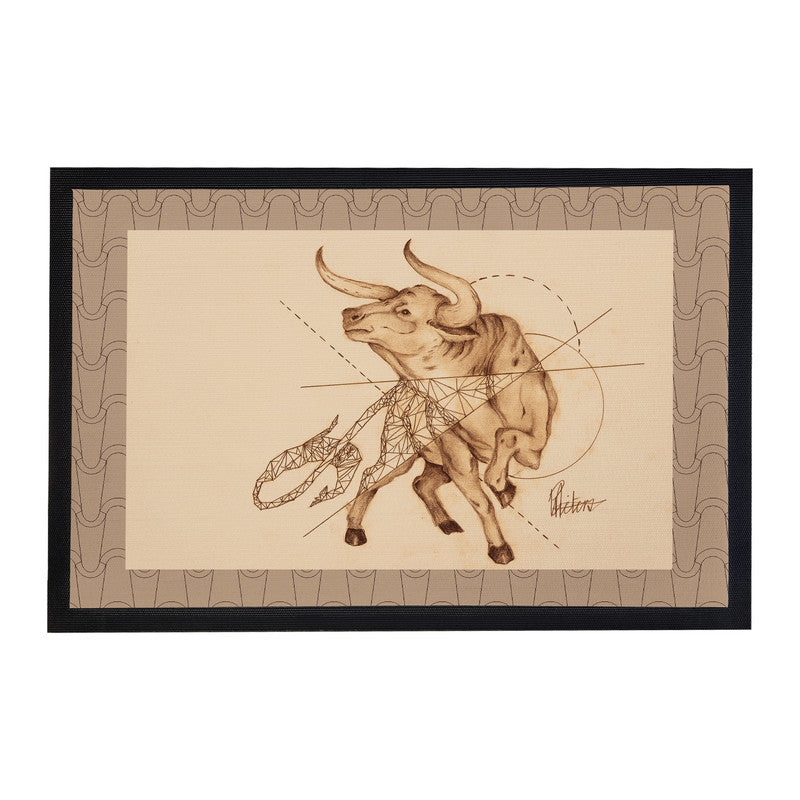El Toro Door Mat by Nathan Pieterse