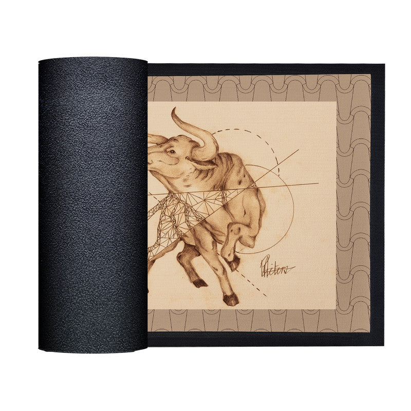 El Toro Door Mat by Nathan Pieterse