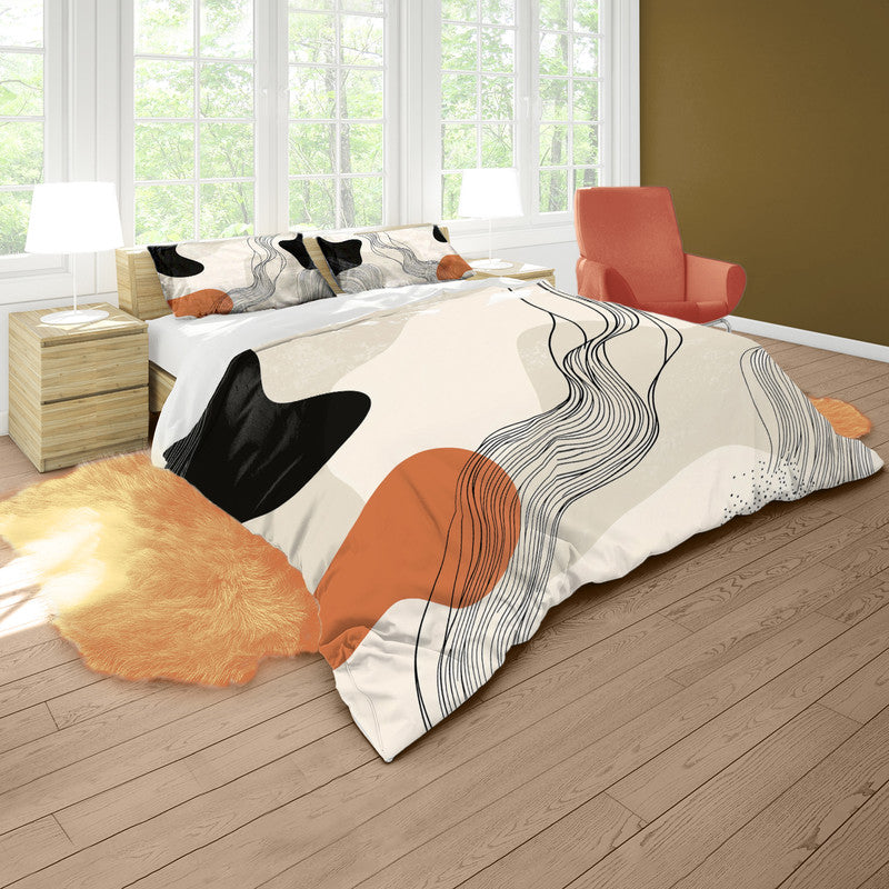 Elegant Abstract Duvet Cover Set by Wikus Schalkwyk