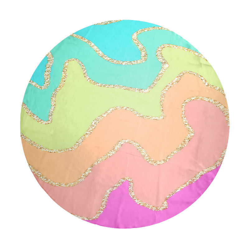 Elegant Flow Round Tablecloth