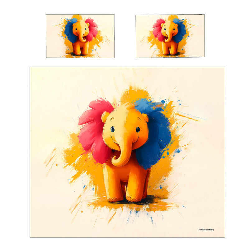Elephant Duvet Cover Set by Wikus Schalkwyk