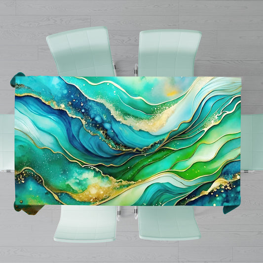 Elven Marble Rectangle Tablecloth