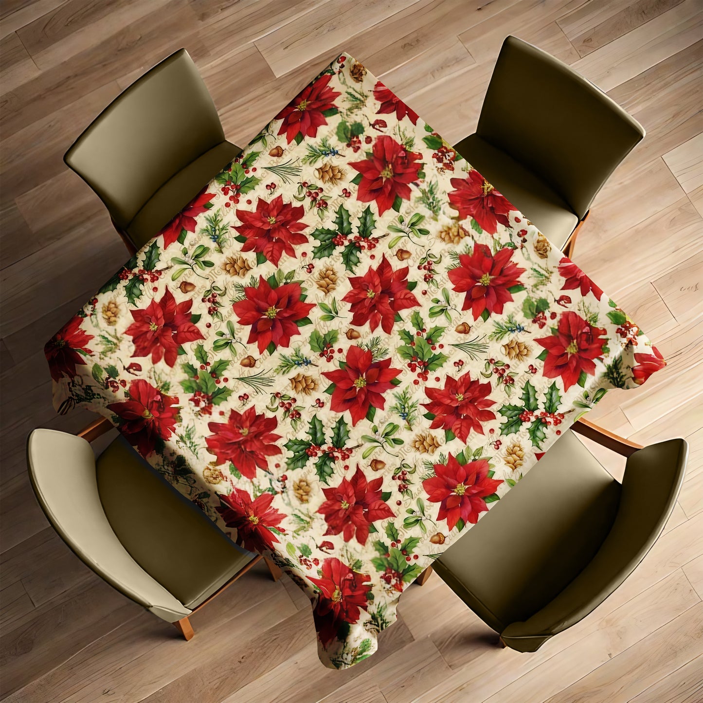 Enchanted Christmas Square Tablecloth
