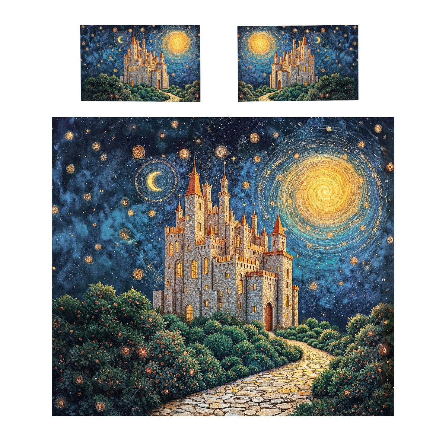 Enchanted Fortress Duvet Cover Set