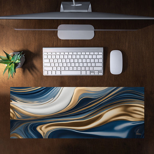 Ethereal Flow Large Desk Pad by Nathan Pieterse